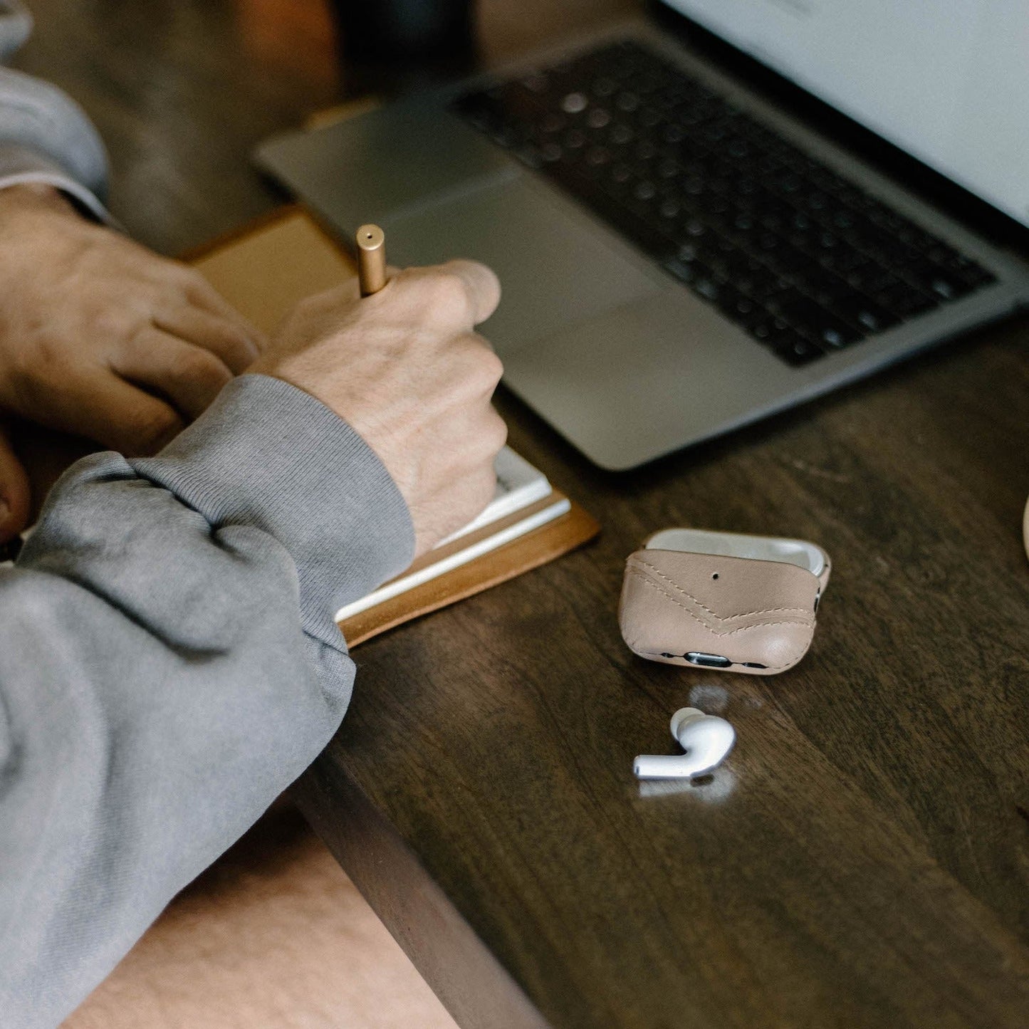 Leather AirPods Cases - DUNE by Bullstrap