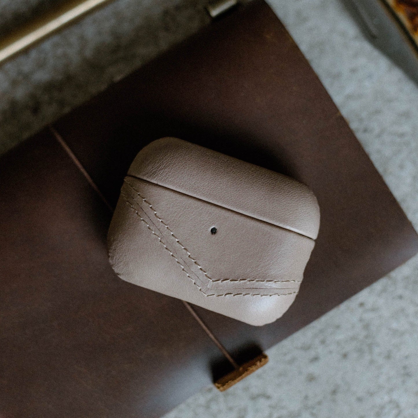 Leather AirPods Cases - DUNE by Bullstrap