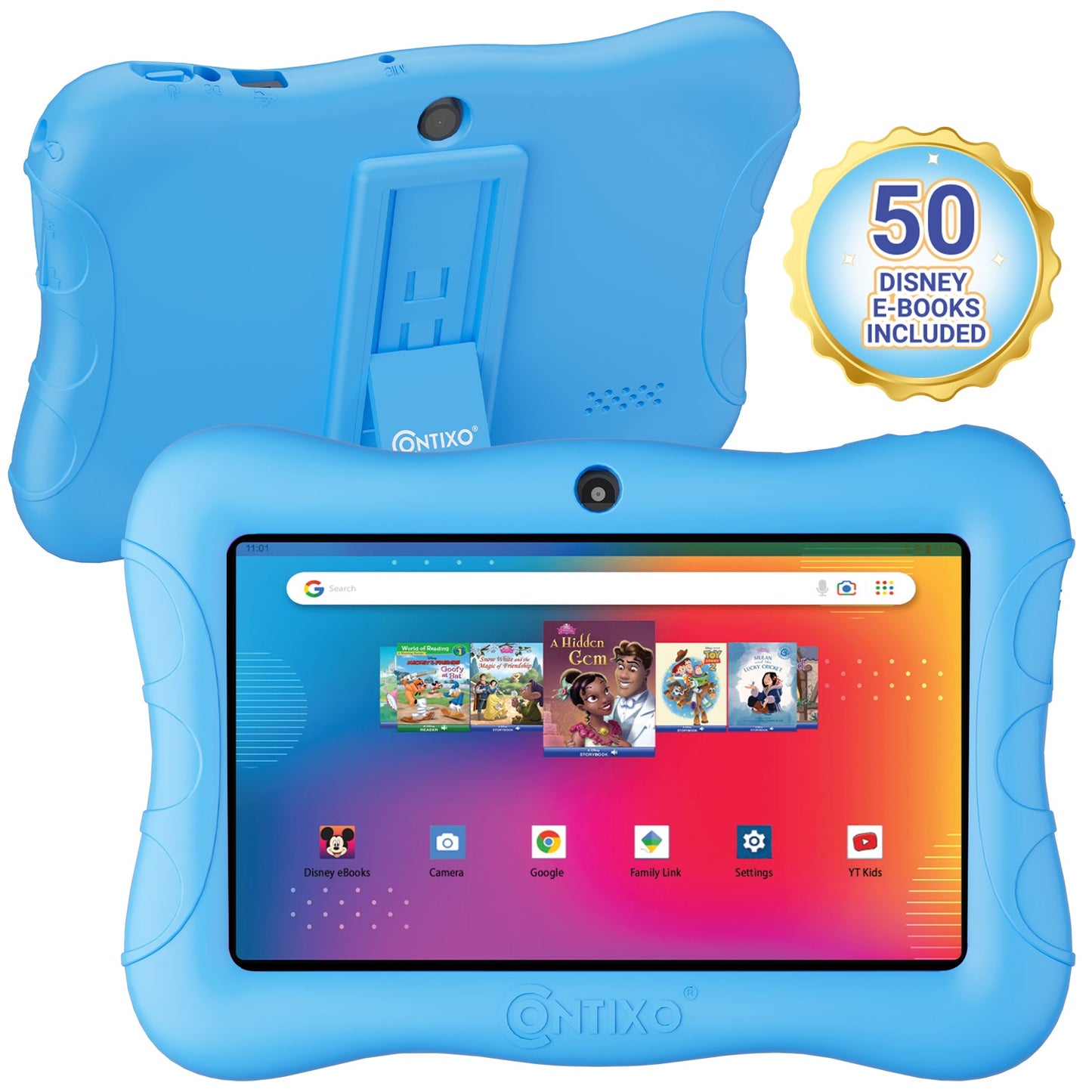 Contixo V9 Kids HD 7" Tablet - 50 Disney eBooks & Kickstand Included by Contixo