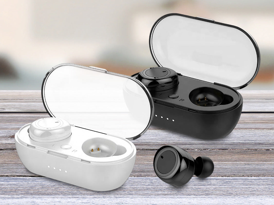 Wireless Earbuds with Charging Case & Touch Controls by Infinite Basics