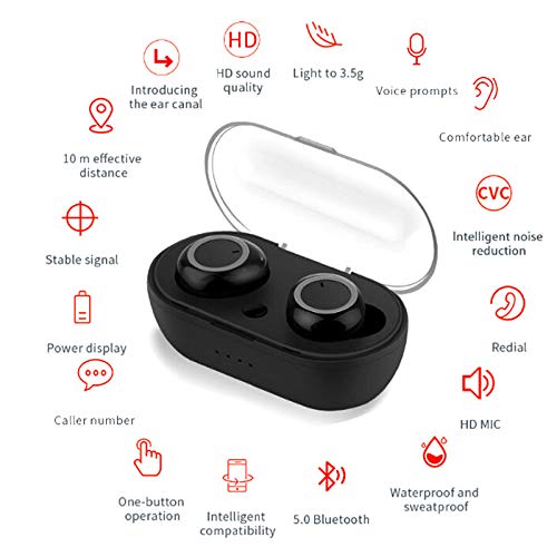 Wireless Earbuds with Charging Case & Touch Controls by Infinite Basics