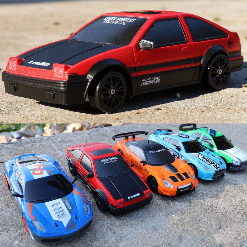 2.4G Drift Rc Car 4WD RC Drift Car Toy Remote Control GTR Model AE86 Vehicle Car RC Racing Car Toy For Children Christmas Gifts by G8Central.com