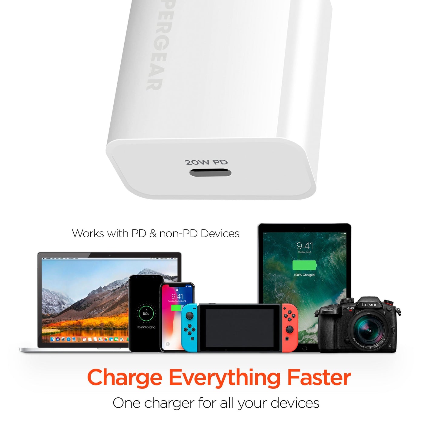 HyperGear 20W USB-C PD Wall Charger by Jupiter Gear Home