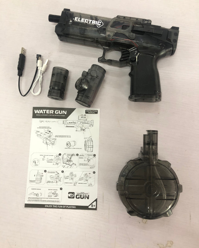 Fire Rat Electric Water Pistol with LED Light - Fully Automatic Water Gun for Summer Fun, Sports, and Kids' Gifts by G8Central.com