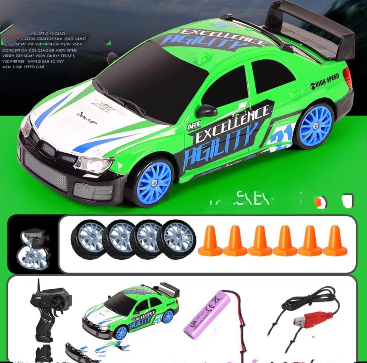 2.4G Drift Rc Car 4WD RC Drift Car Toy Remote Control GTR Model AE86 Vehicle Car RC Racing Car Toy For Children Christmas Gifts by G8Central.com