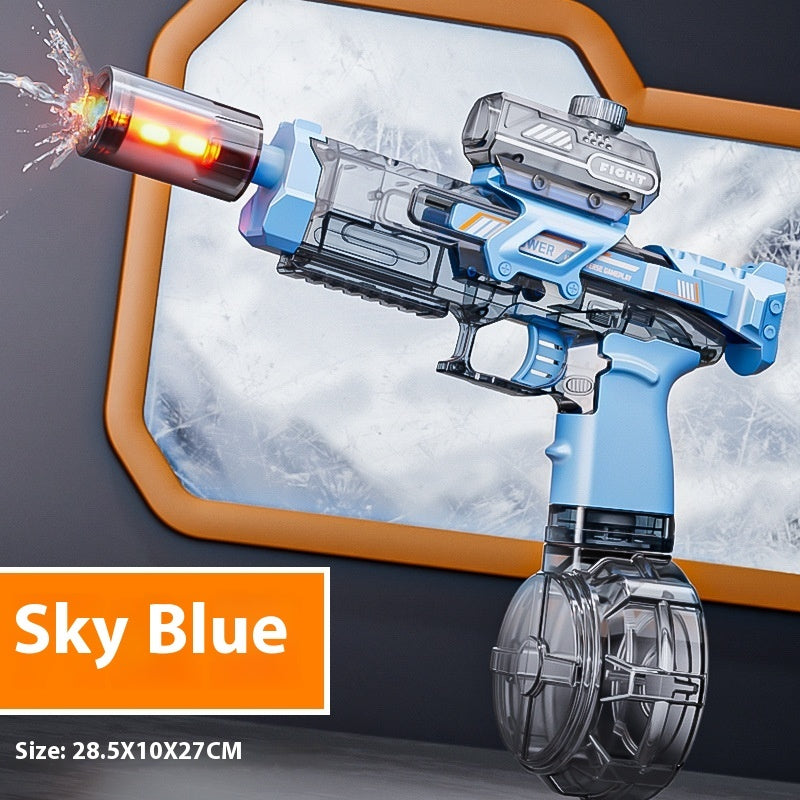 Electric Water Linkage Reborning High-Pressure Continuous Pulse Water Gun Toy by G8Central.com