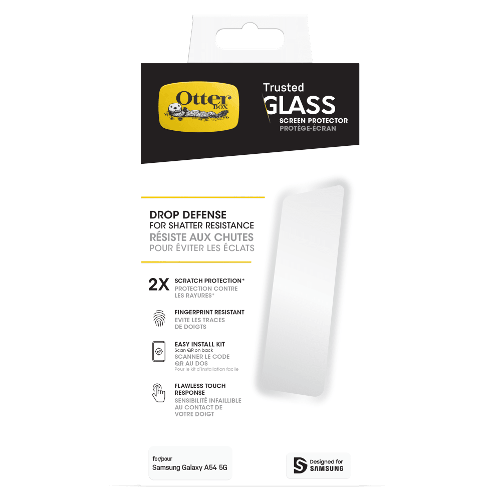OtterBox Trusted Glass Screen Protector for Samsung Galaxy A54 5G by OtterBox