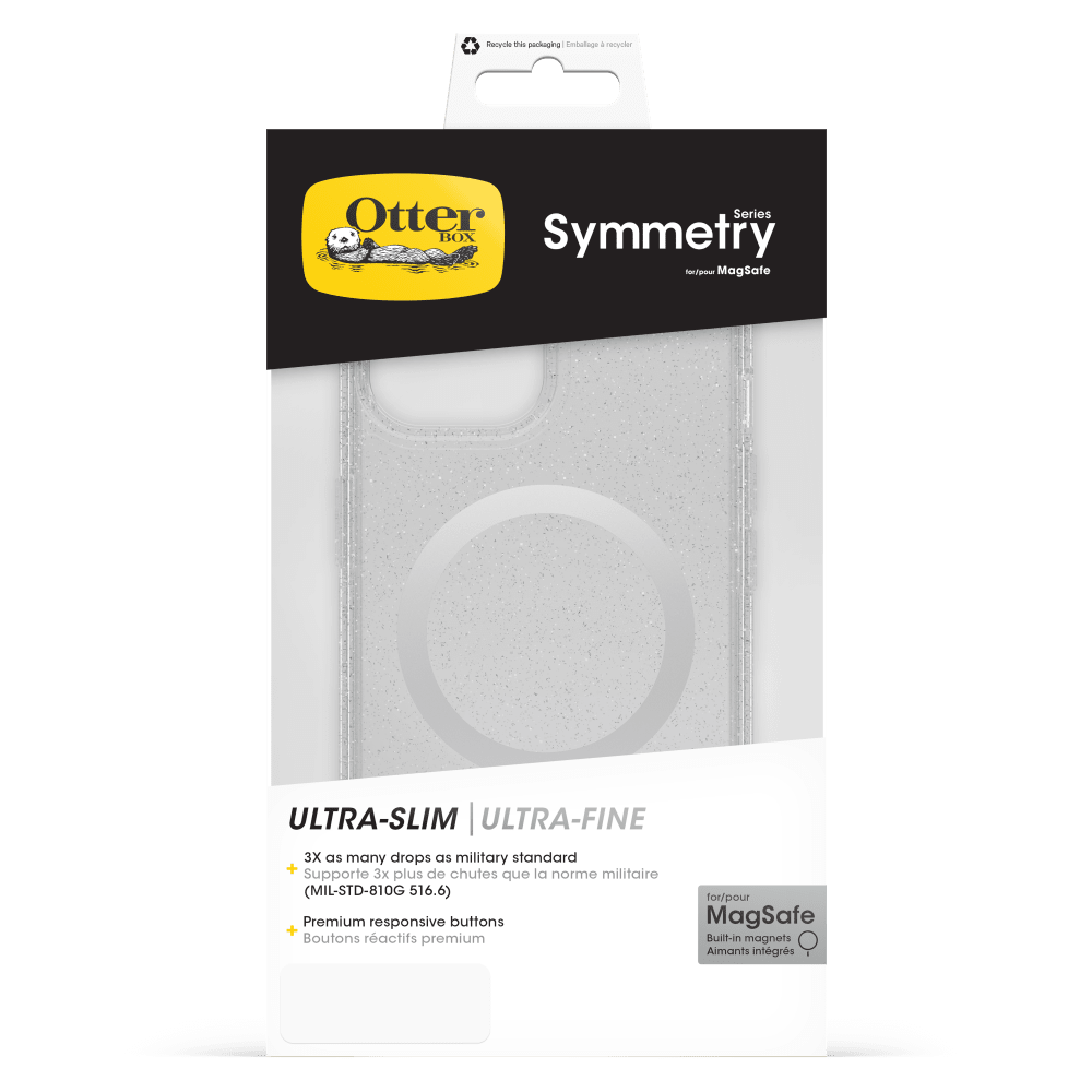 OtterBox Symmetry Plus Clear MagSafe Case for Apple iPhone 15 / iPhone 14 / iPhone 13 by OtterBox