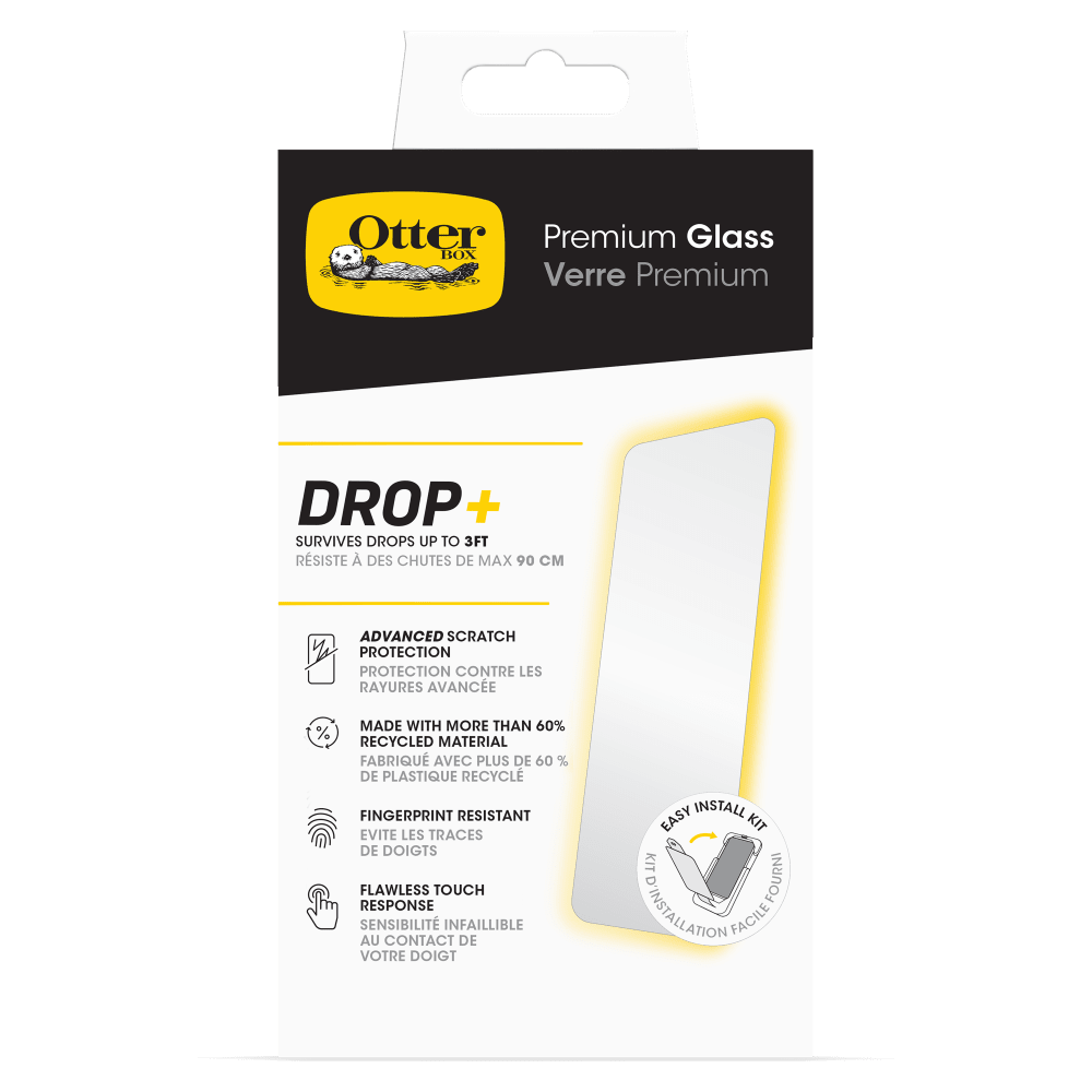 OtterBox Premium Glass Antimicrobial Screen Protector for Apple iPhone 16 Pro by OtterBox