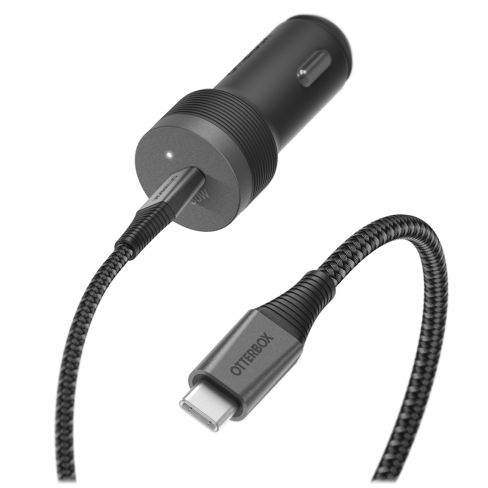OtterBox Premium Pro USB C to USB C Car Charging Kit 30W