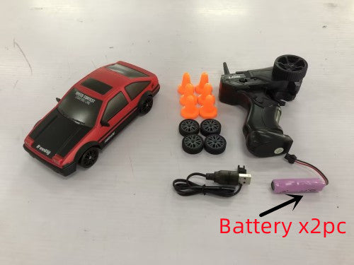2.4G Drift Rc Car 4WD RC Drift Car Toy Remote Control GTR Model AE86 Vehicle Car RC Racing Car Toy For Children Christmas Gifts by G8Central.com