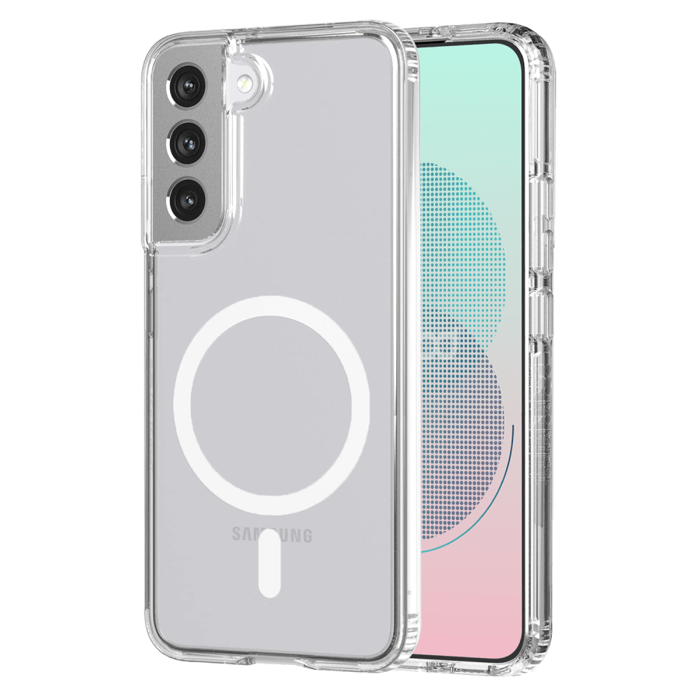 AMPD TPU / Acrylic Crystal Clear MagSafe Case for Samsung Galaxy S22 Plus by AMPD