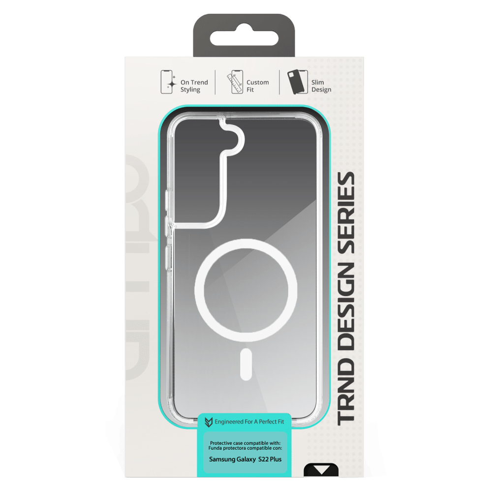 AMPD TPU / Acrylic Crystal Clear MagSafe Case for Samsung Galaxy S22 Plus by AMPD