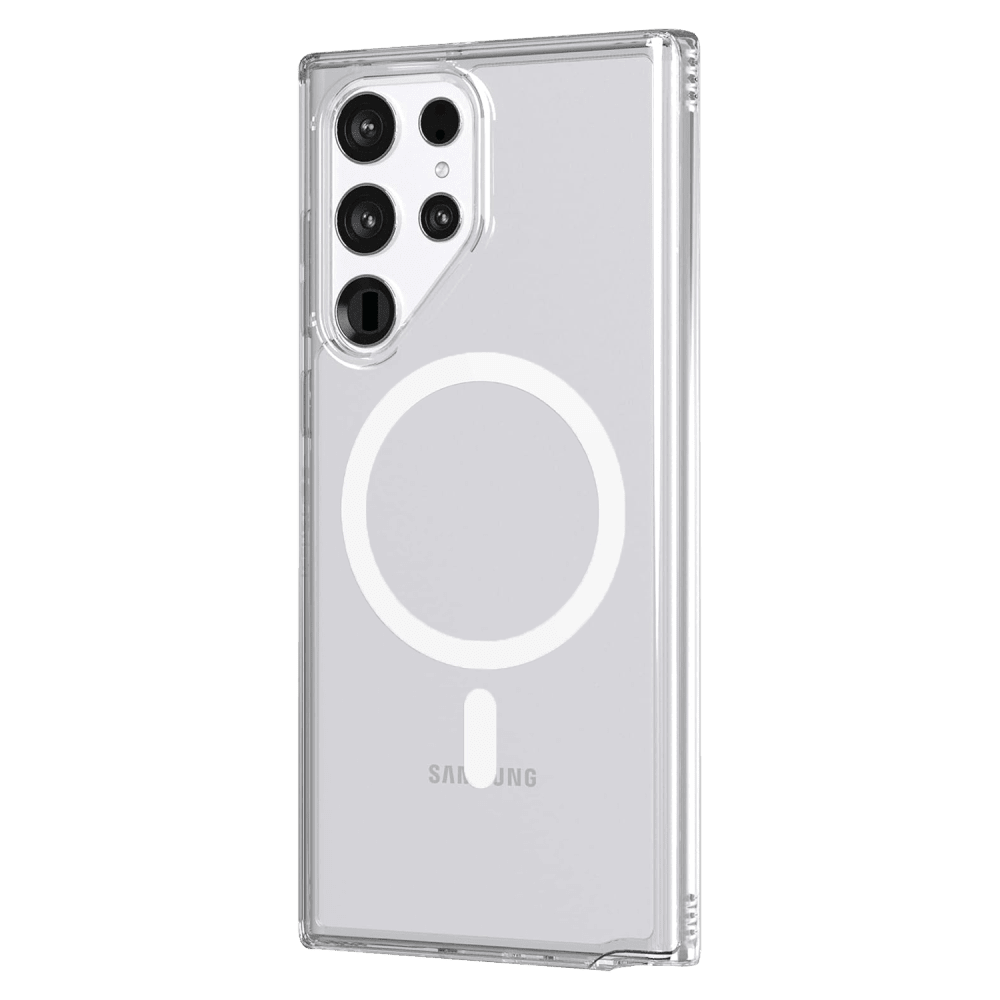 AMPD TPU / Acrylic Crystal Clear MagSafe Case for Samsung Galaxy S22 Ultra by AMPD