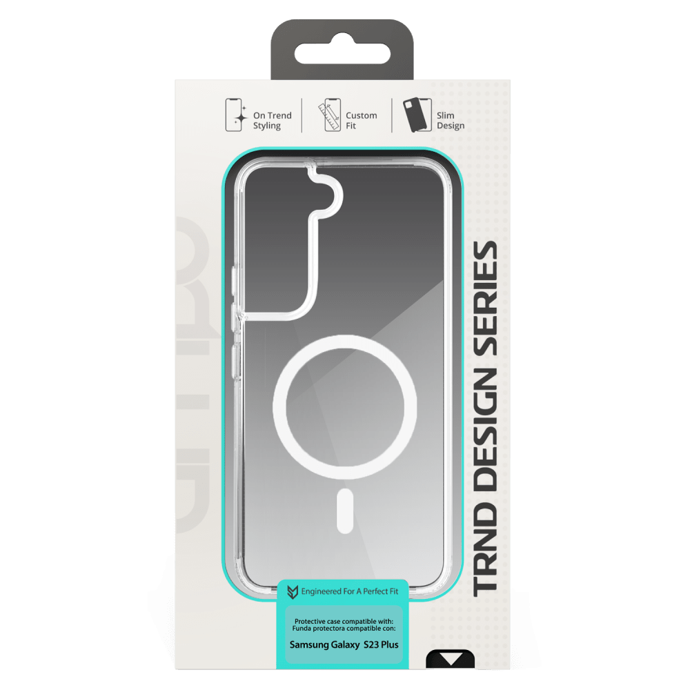 AMPD TPU / Acrylic Crystal Clear MagSafe Case for Samsung Galaxy S23 Plus by AMPD