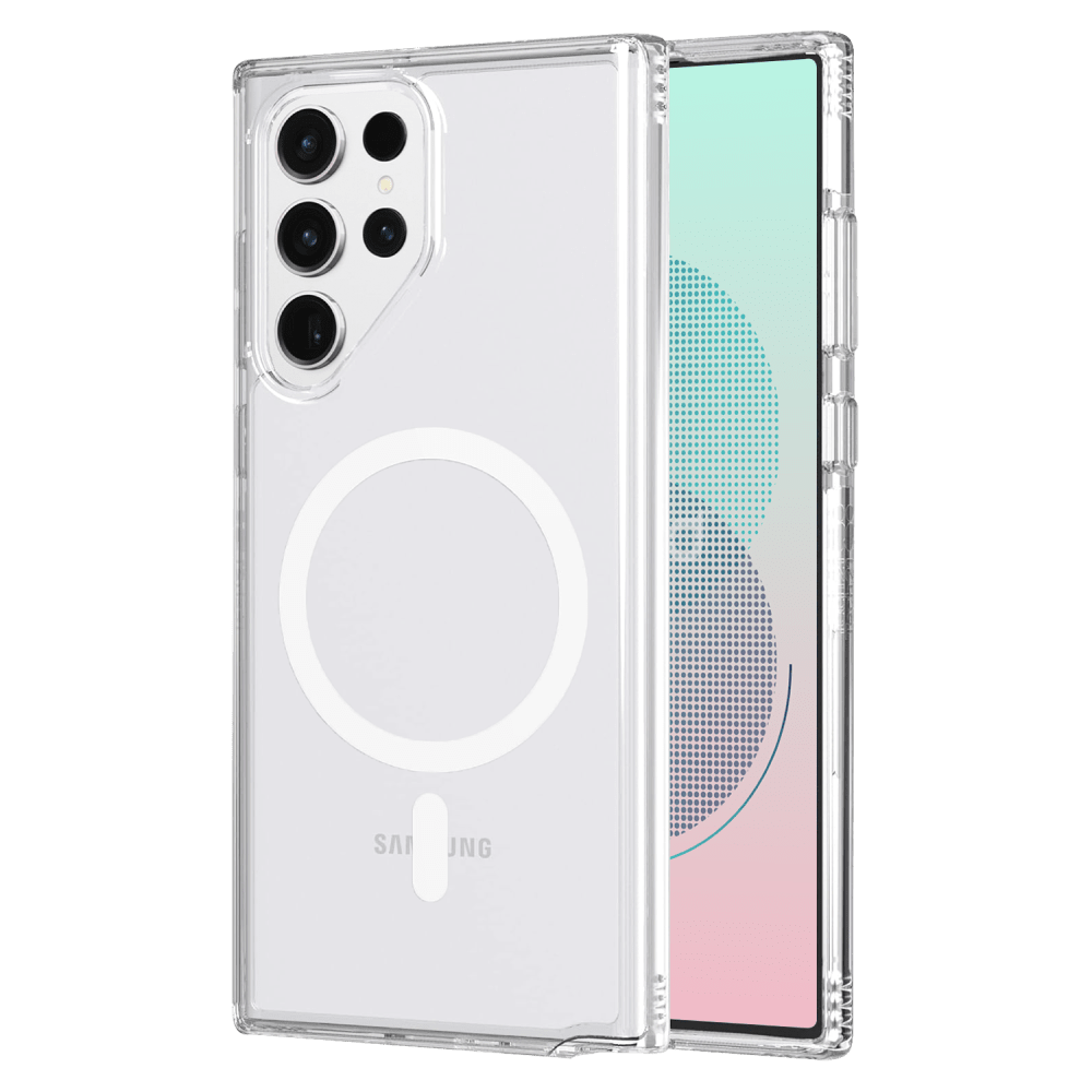 AMPD TPU / Acrylic Crystal Clear MagSafe Case for Samsung Galaxy S23 Ultra by AMPD