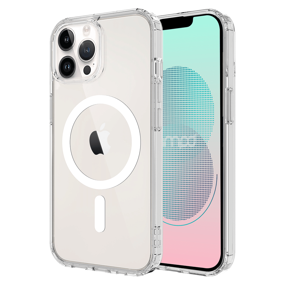 AMPD TPU / Acrylic Crystal Clear MagSafe Case for Apple iPhone 12 Pro Max by AMPD