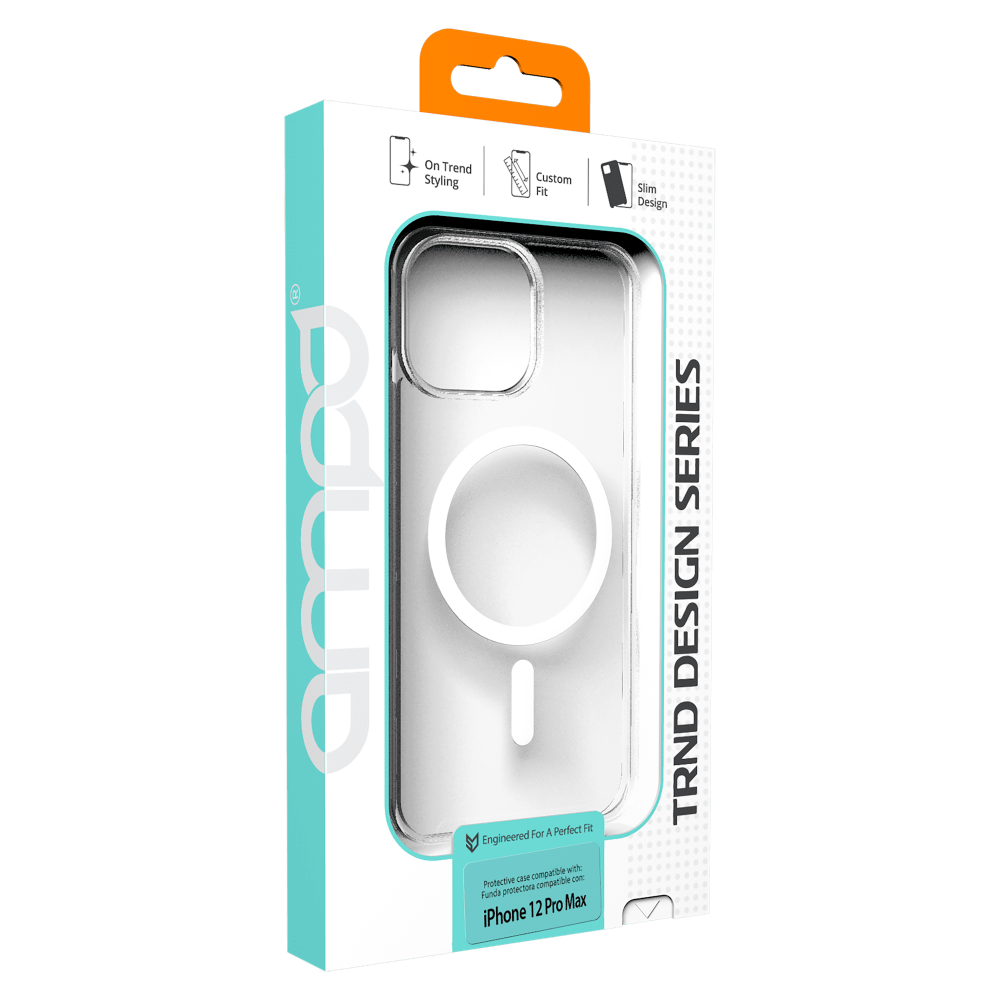 AMPD TPU / Acrylic Crystal Clear MagSafe Case for Apple iPhone 12 Pro Max by AMPD