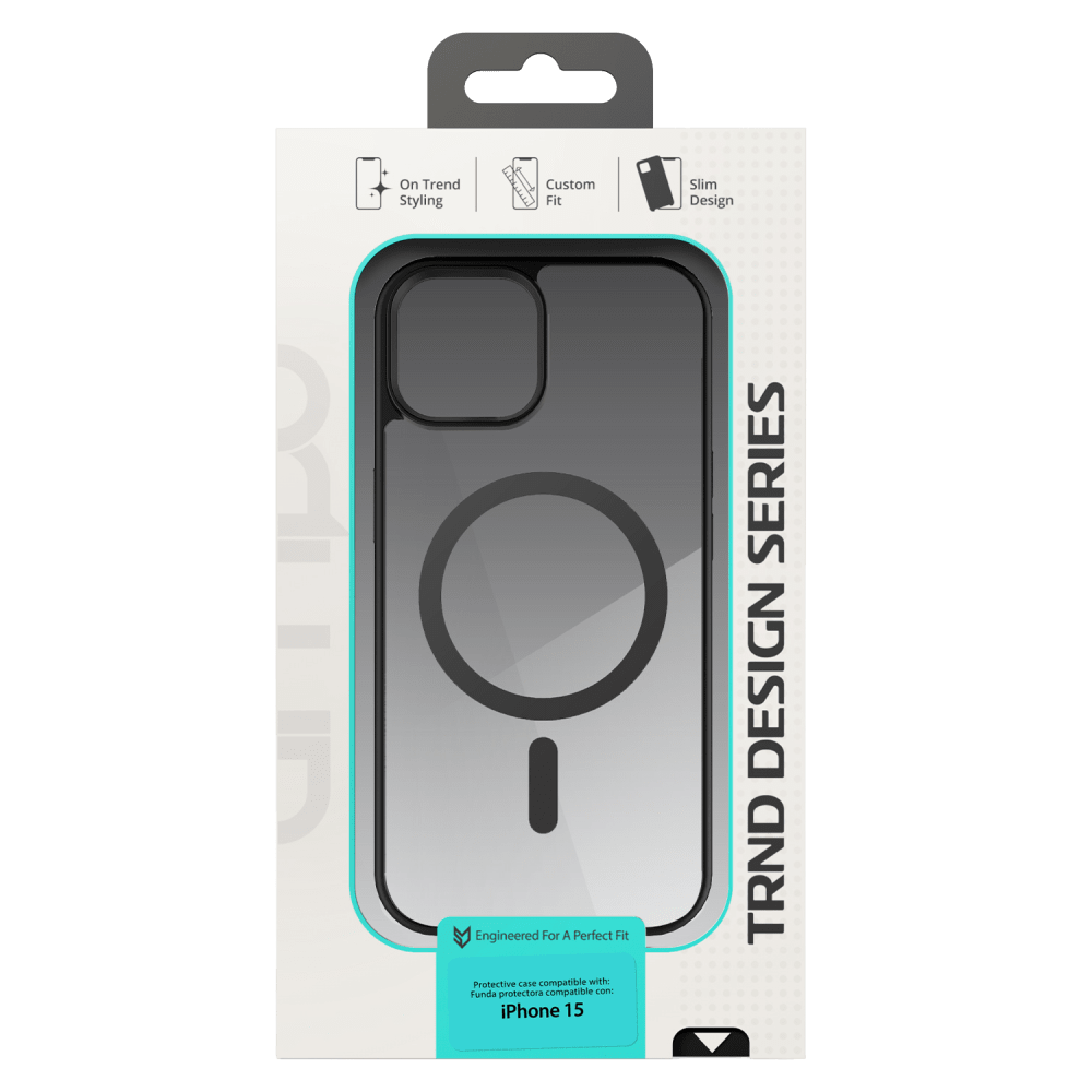 AMPD TPU / Acrylic Crystal Clear MagSafe Case for Apple iPhone 15 by AMPD