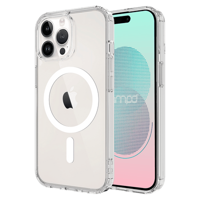 AMPD TPU / Acrylic Crystal Clear MagSafe Case for Apple iPhone 15 Pro