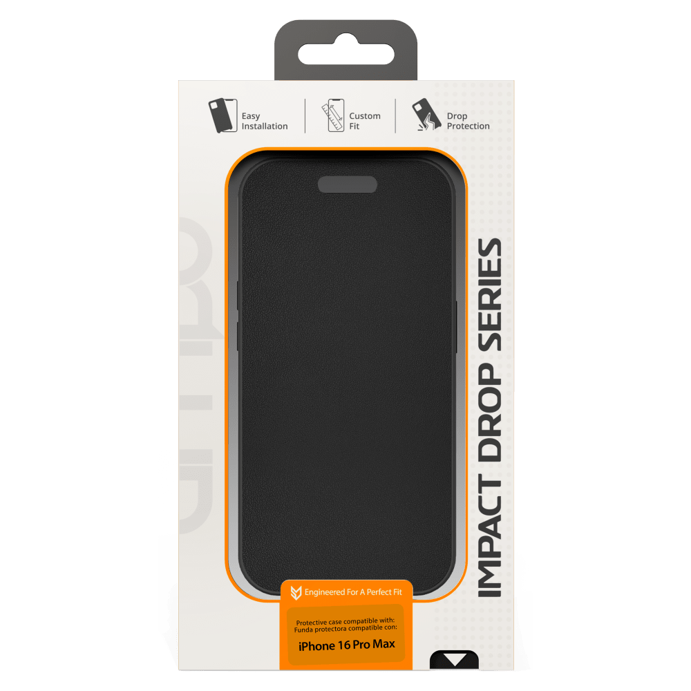 AMPD TPU / Acrylic Wallet Flip MagSafe Case for Apple iPhone 16 Pro Max by AMPD