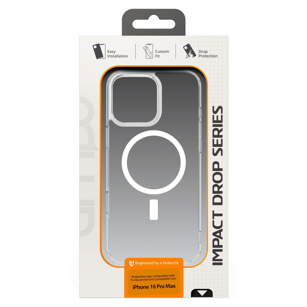 AMPD TPU / Acrylic Crystal Clear MagSafe Case for Apple iPhone 16 Pro Max by AMPD