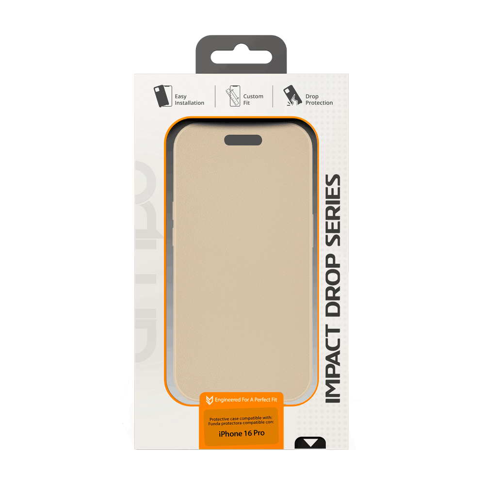AMPD TPU / Acrylic Wallet Flip MagSafe Case for Apple iPhone 16 Pro by AMPD