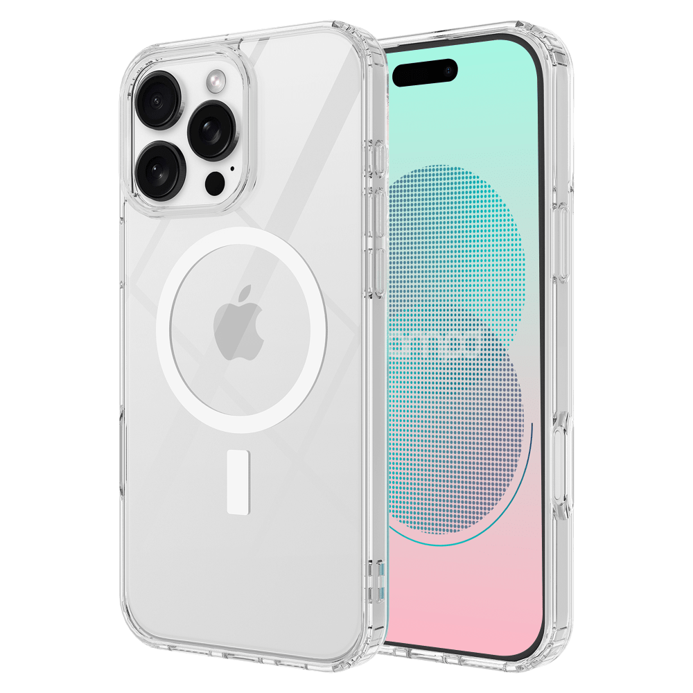 AMPD TPU / Acrylic Crystal Clear MagSafe Case for Apple iPhone 16 Pro by AMPD