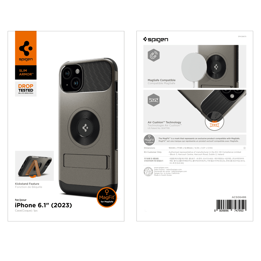 Spigen Slim Armor MagSafe Case for Apple iPhone 15 by Spigen