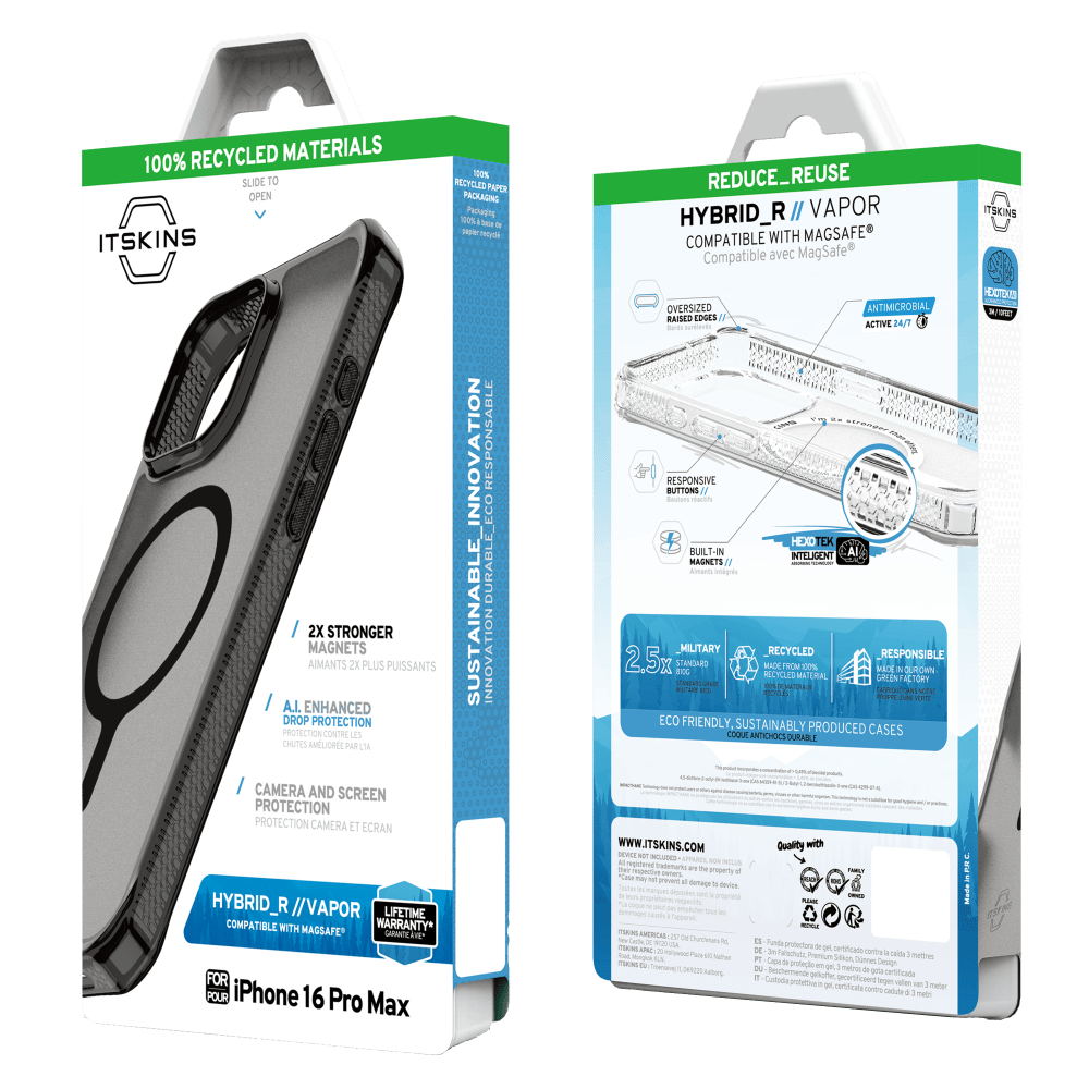 ITSkins Hybrid_R Vapor MagSafe Case for Apple iPhone 16 Pro Max by ITSkins