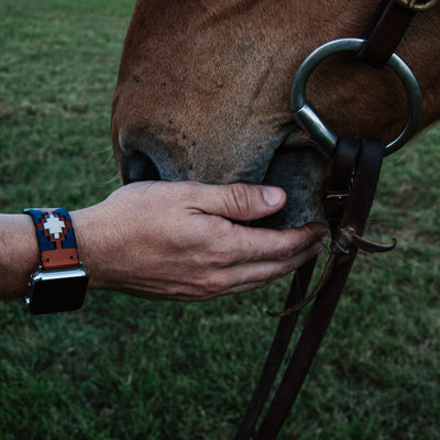 Apple Watch | Gaucho | Navy & Linen - Barton Watch Bands