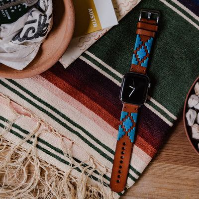 Apple Watch | Gaucho | Turquoise & Sky Blue - Barton Watch Bands