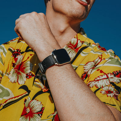 Apple Watch | Tropical-Style | Black - Barton Watch Bands