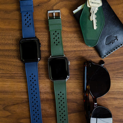 Apple Watch | Tropical-Style | Navy Blue - Barton Watch Bands