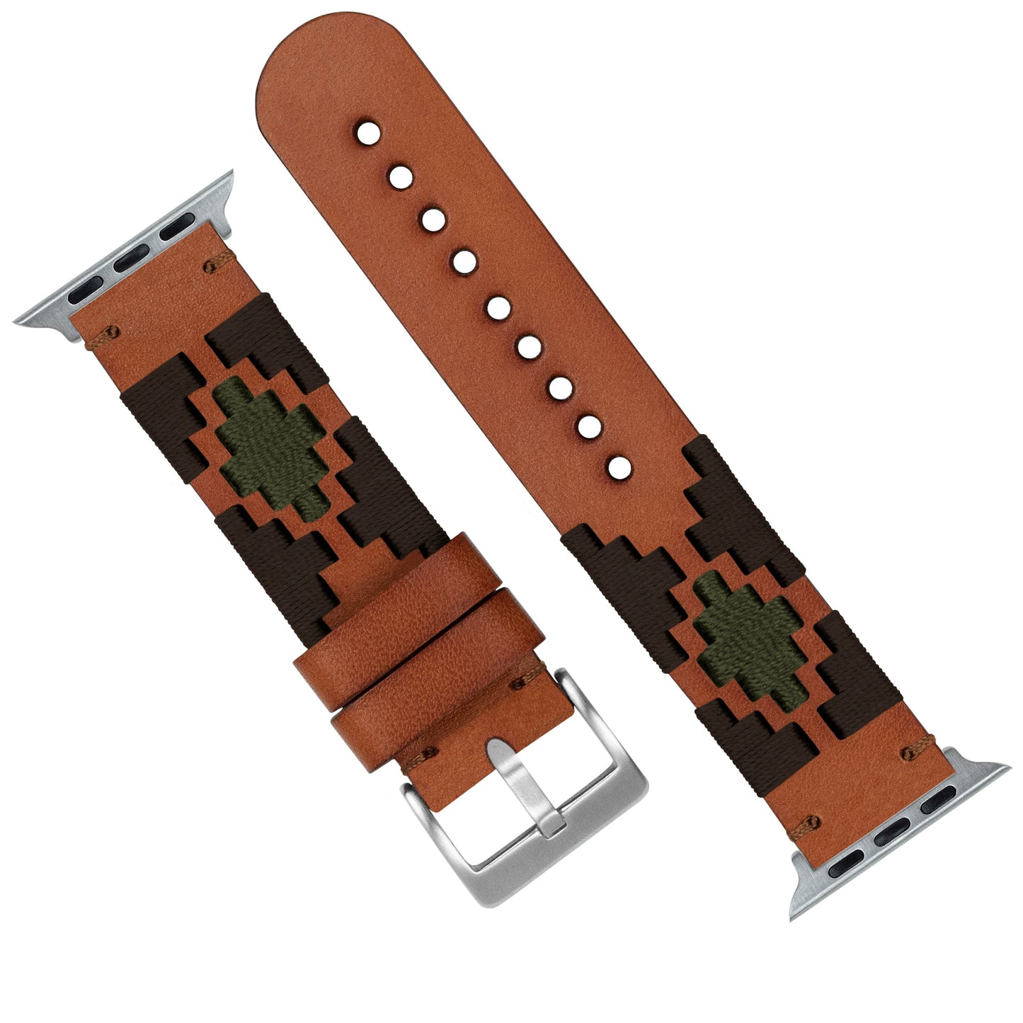 Apple Watch | Gaucho | Brown & Green - Barton Watch Bands