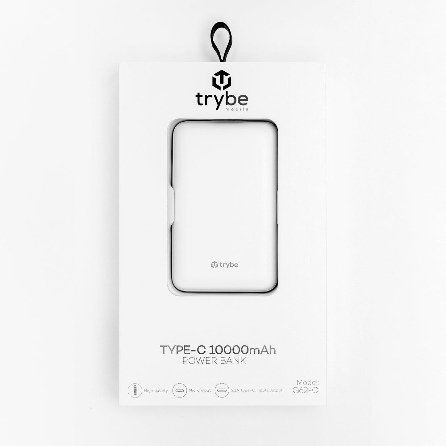 Trybe 10000mAh Dual USB-A + USB-C G62-C Power Bank