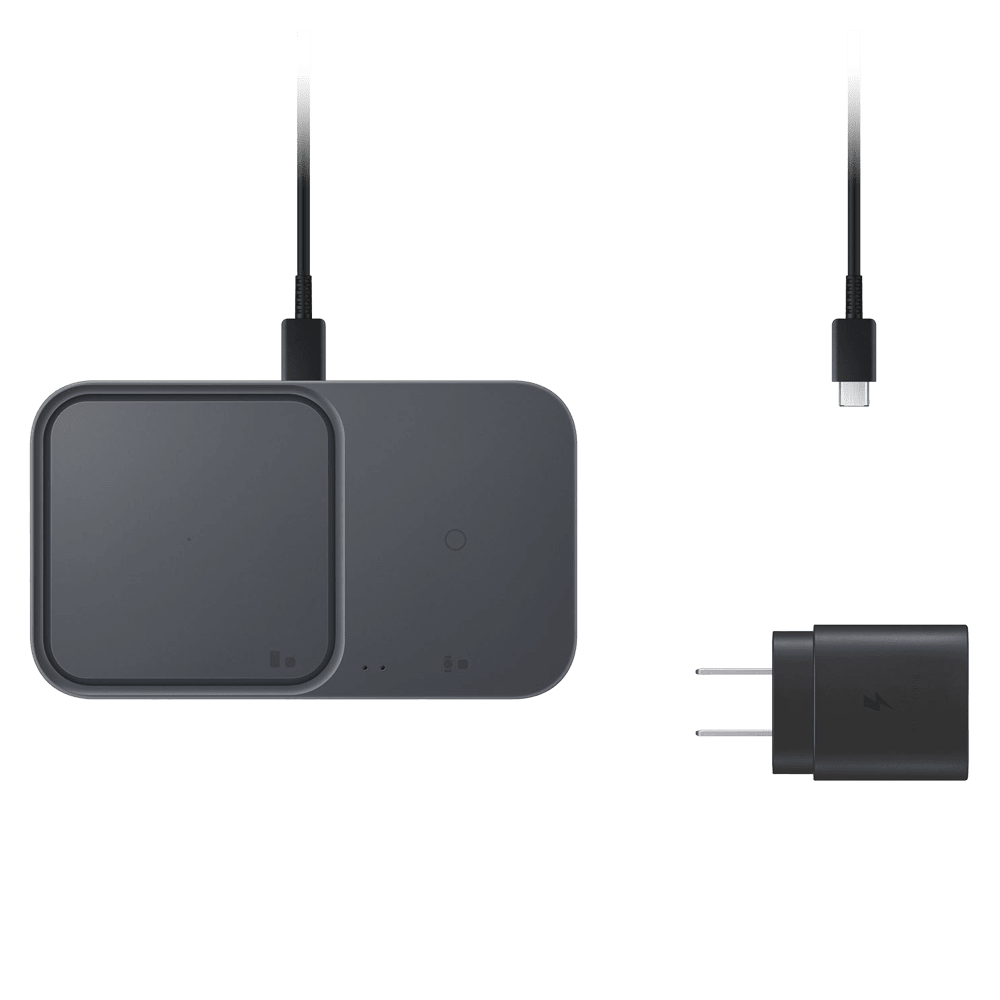 Samsung Dual Fast Wireless Charger 15W with USB C Cable and Power Head