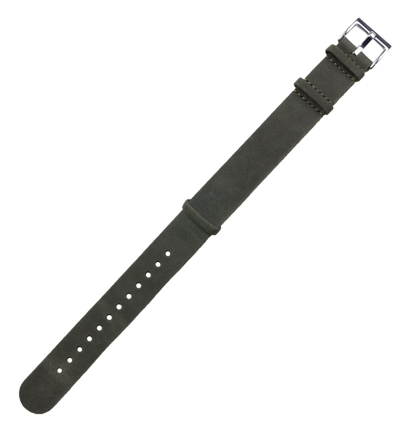 Espresso Brown Leather NATO® style Watch Band by Barton Watch Bands