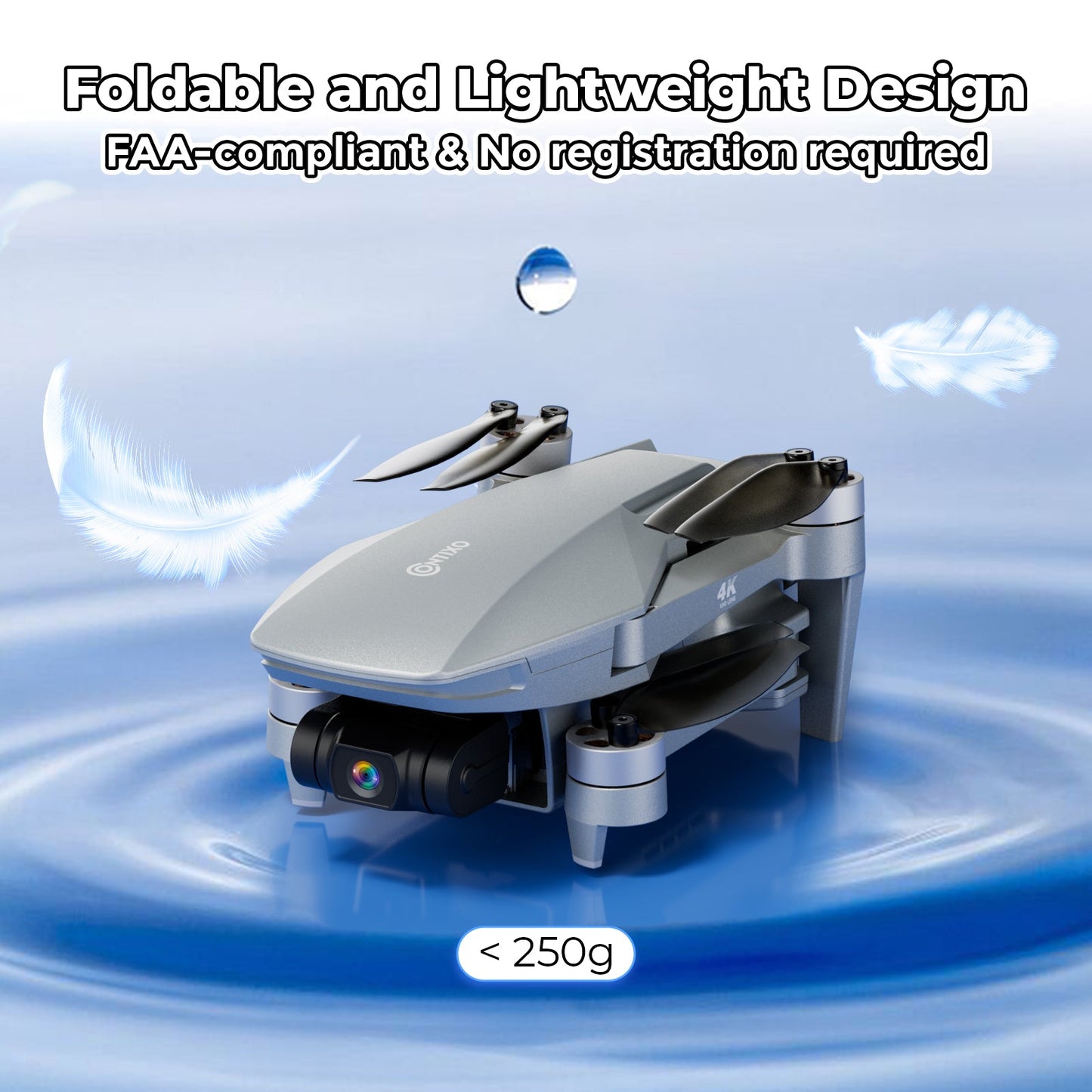 Contixo F36 FPV Drone - Foldable, 4K HD Camera, 64GB Card & Case by Contixo