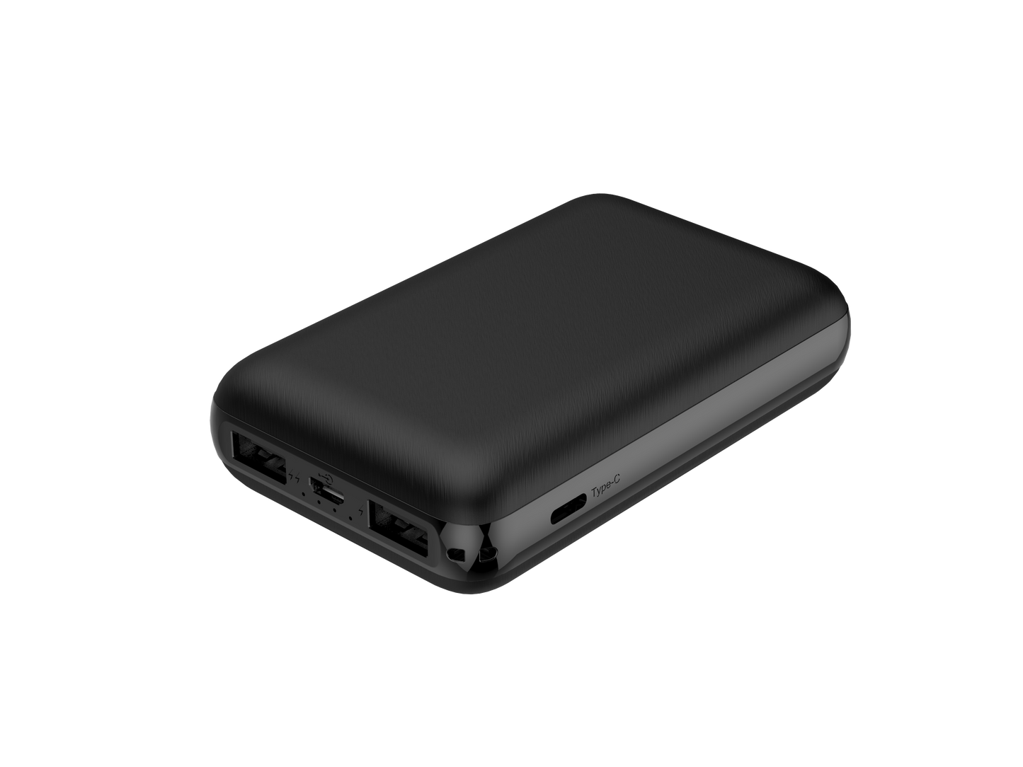 trybe 10000mAh Dual USB-A + USB-C G62-C Power Bank- Black