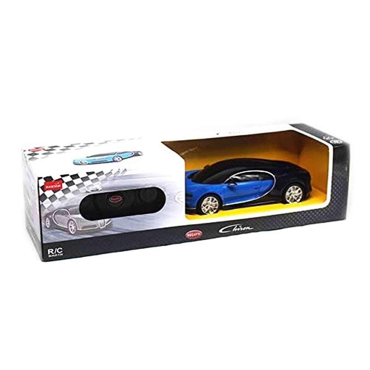 Toy Model Car 1/24 Scale Bugatti Chiron with Remote Control | BLUE by G8Central.com