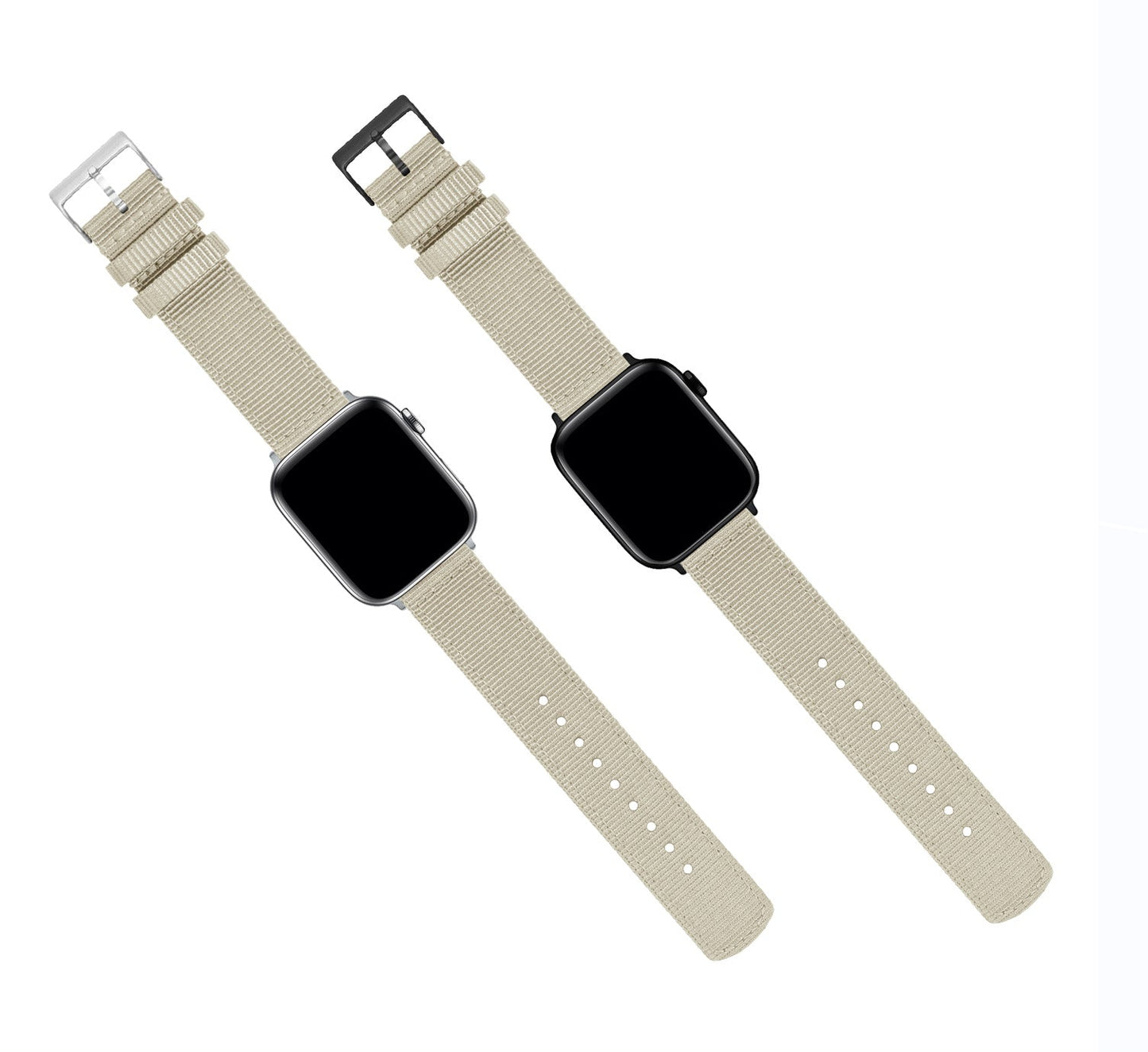 Apple Watch | Two-piece NATO style | Khaki Tan - Barton Watch Bands