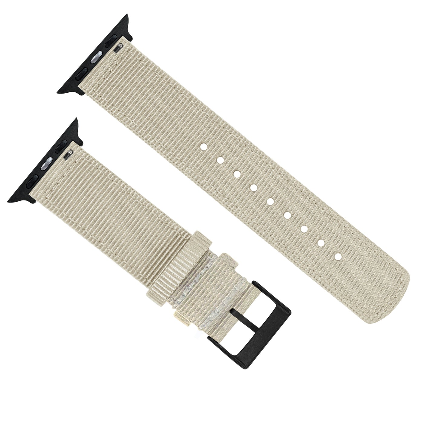 Apple Watch | Two-piece NATO style | Khaki Tan - Barton Watch Bands
