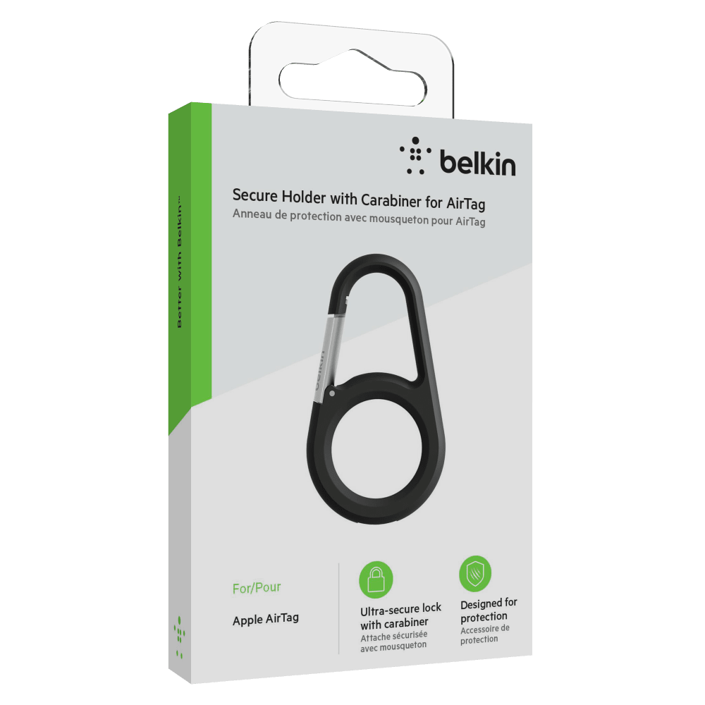 Belkin Secure Holder with Carabiner for Apple AirTag by Belkin