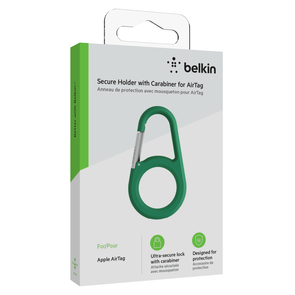 Belkin Secure Holder with Carabiner for Apple AirTag by Belkin