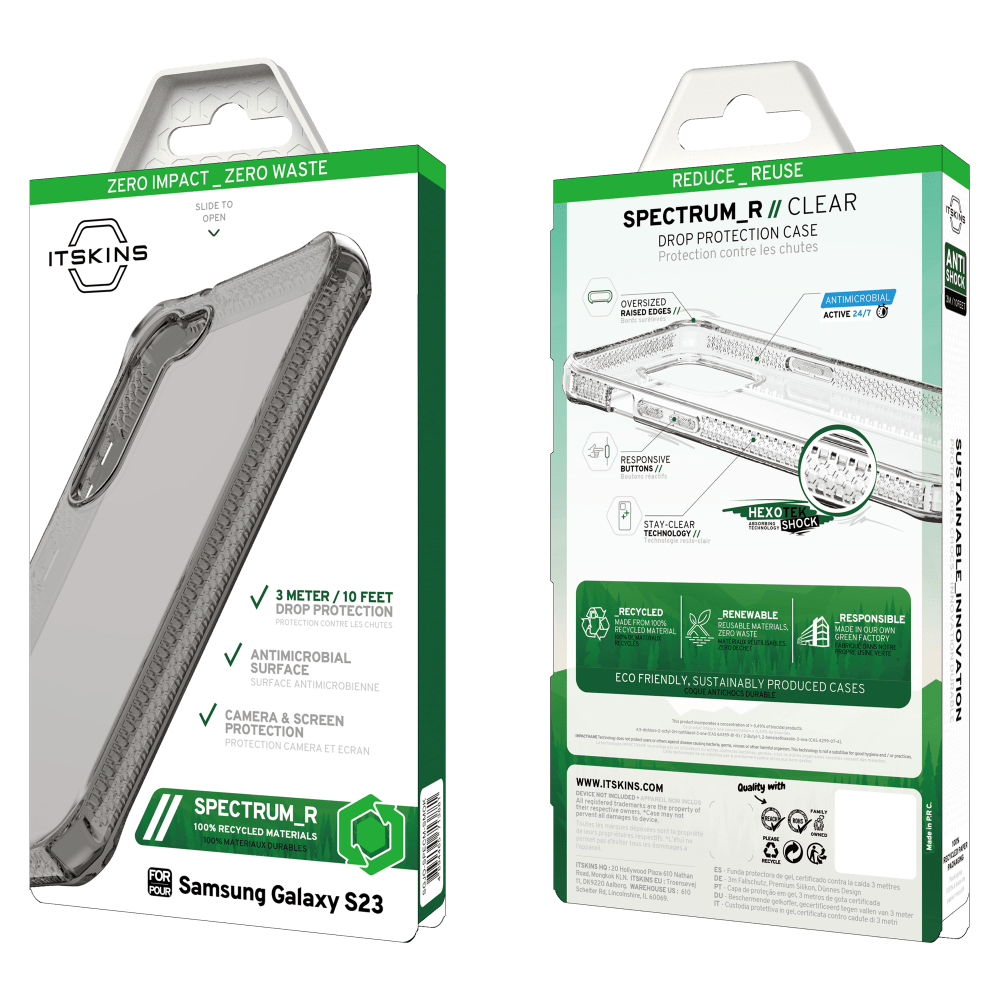 ITSkins Spectrum_R Clear Case for Samsung Galaxy S23 by ITSkins