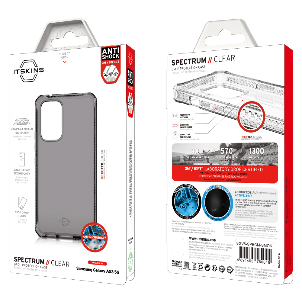 ITSkins Spectrum Clear Case for Samsung Galaxy A53 5G by ITSkins