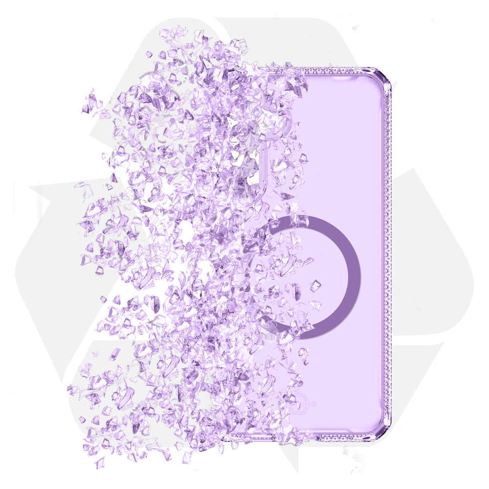 ITSkins Hybrid_R Vapor MagSafe Case for Samsung Galaxy S 2025 Small by ITSkins