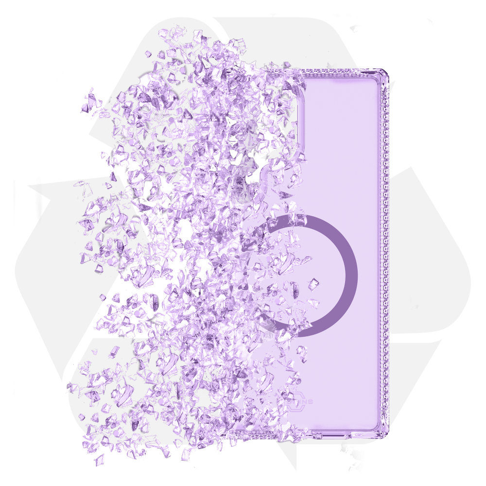 ITSkins Hybrid_R Vapor MagSafe Case for Samsung Galaxy S 2025 Large by ITSkins