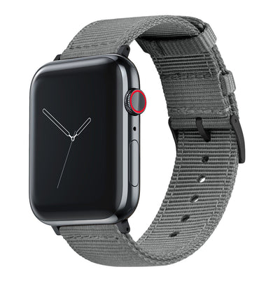 Apple Watch | Two-piece NATO® style | Smoke Grey - Barton Watch Bands